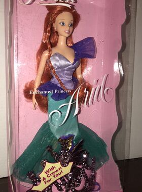 发 Disney Enchanted Princess Ariel 迪士尼小美人鱼爱丽儿娃娃