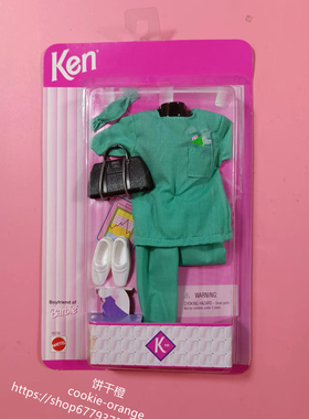 预 Boyfriend of Barbie Ken 16239 芭比肯娃娃衣服配件外科医生