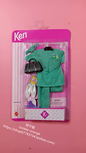 Boyfriend Barbie 芭比肯娃娃衣服配件外科医生 预 Ken 16239