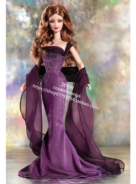 发 Barbie Birthstone February Amethyst 2003 二月生辰石芭比