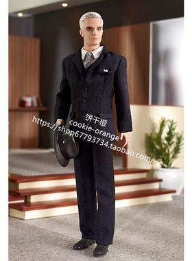 发 Barbie Mad Men Roger Sterling Silkstone 2010 广告狂人芭比