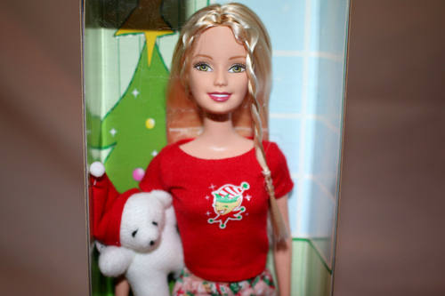 发 Barbie Christmas Morning 2004 圣诞早安芭比娃娃