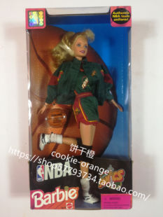 发 Barbie NBA Seattle Sonics 1998 西雅图超音速队篮球芭比