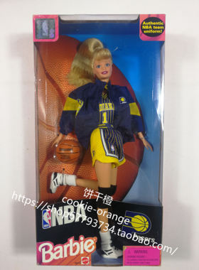 发 Barbie NBA Indiana Pacers 1998 印地安纳溜马队