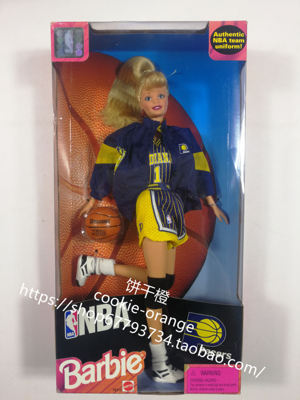 发 Barbie NBA Indiana Pacers 1998 印地安纳溜马队