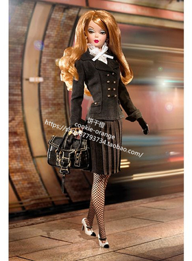 发 Barbie Pretty Pleats Silkstone 2006 百褶裙芭比ST 金标珍藏