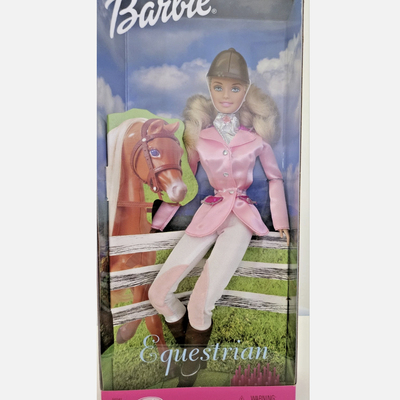 发 Barbie Equestrian Poseable 1997 骑马骑士芭比娃娃 稀少