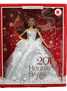 预 Barbie Holiday Brunette 2013 正品绝版假日芭比娃娃