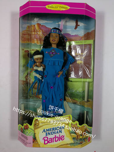 预 Barbie American Indian 1996 美国印地安人芭比娃娃