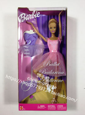 发 Barbie Ballet Bailarina Ballerine 2002 芭蕾芭比娃娃