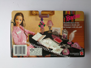 预 Barbie Desk Set 芭比配件 可搭梳妆台