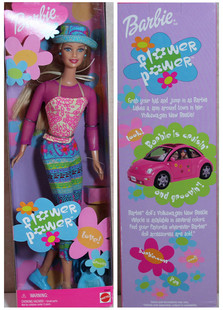 Blonde Power Flower 发 2000 Barbie 花之力量芭比