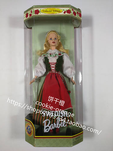 预 Barbie Dolls of the World Swedish 2000 瑞典世界风情芭比