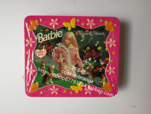 预 Barbie Russell Stover Candies Compact 带镜小粉盒