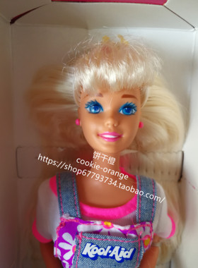 发 Barbie Kool Aid Wacky Warehouse 1995 卡夫芭比娃娃