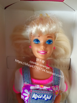 发 Barbie Kool Aid Wacky Warehouse 1995 卡夫芭比娃娃