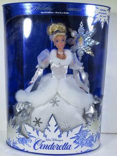 Disney 发 仙度瑞拉芭比娃娃 Barbie Holiday 1996 Cinderella