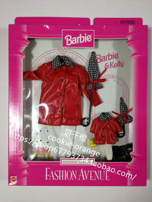 预Barbie Kelly Matchin Styles Fashion Avenue 18114 1997 衣服