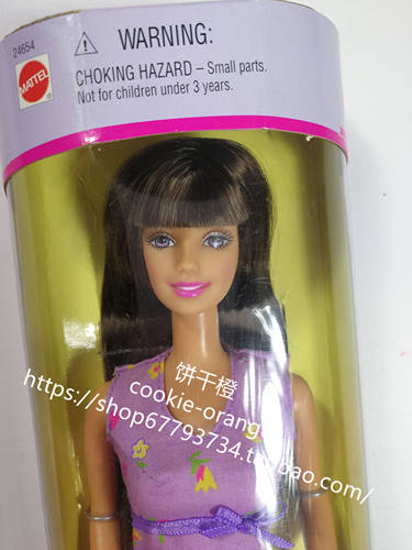 发 Barbie Pretty Flowers Purple Dress 1999 美丽花朵芭比娃娃