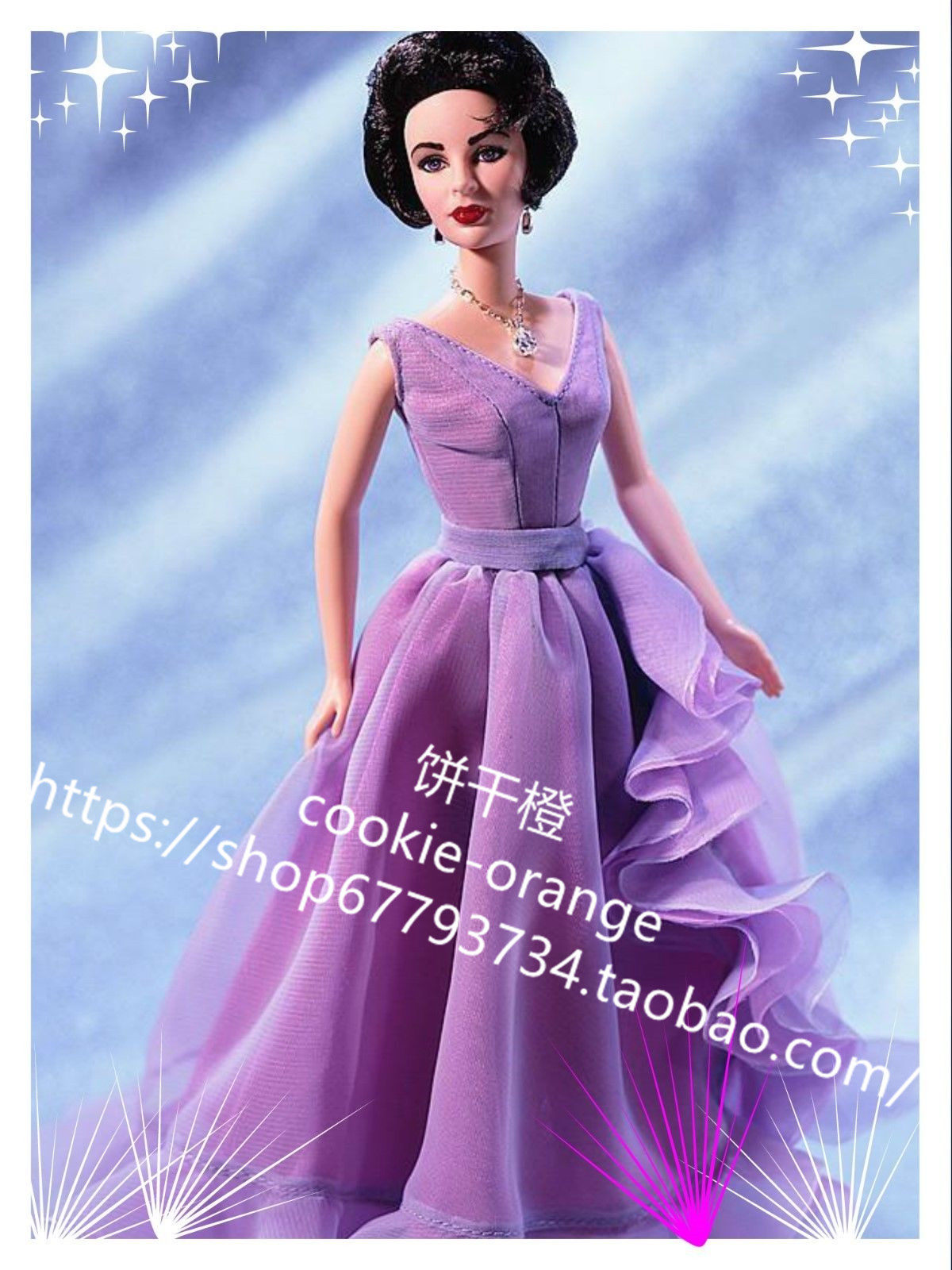 预 Barbie Elizabeth Taylor White Diamonds 2000 伊丽莎白泰勒