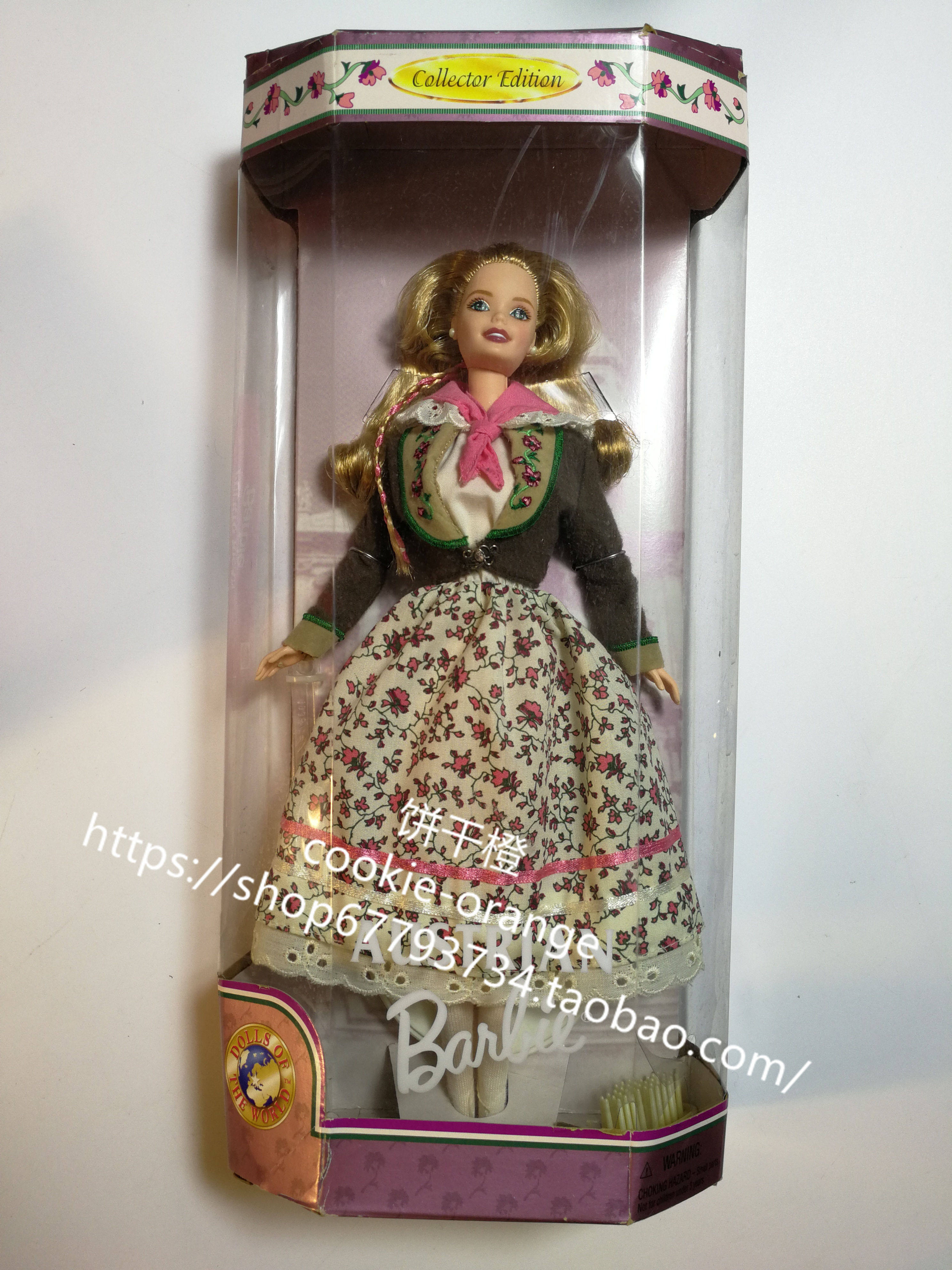 发 barbie dolls of the world austrian 1999 澳大利亚世界风情