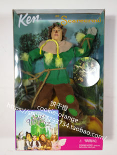 发 Barbie Scarecrow the Wizard of OZ 1999奥兹巫师稻草人