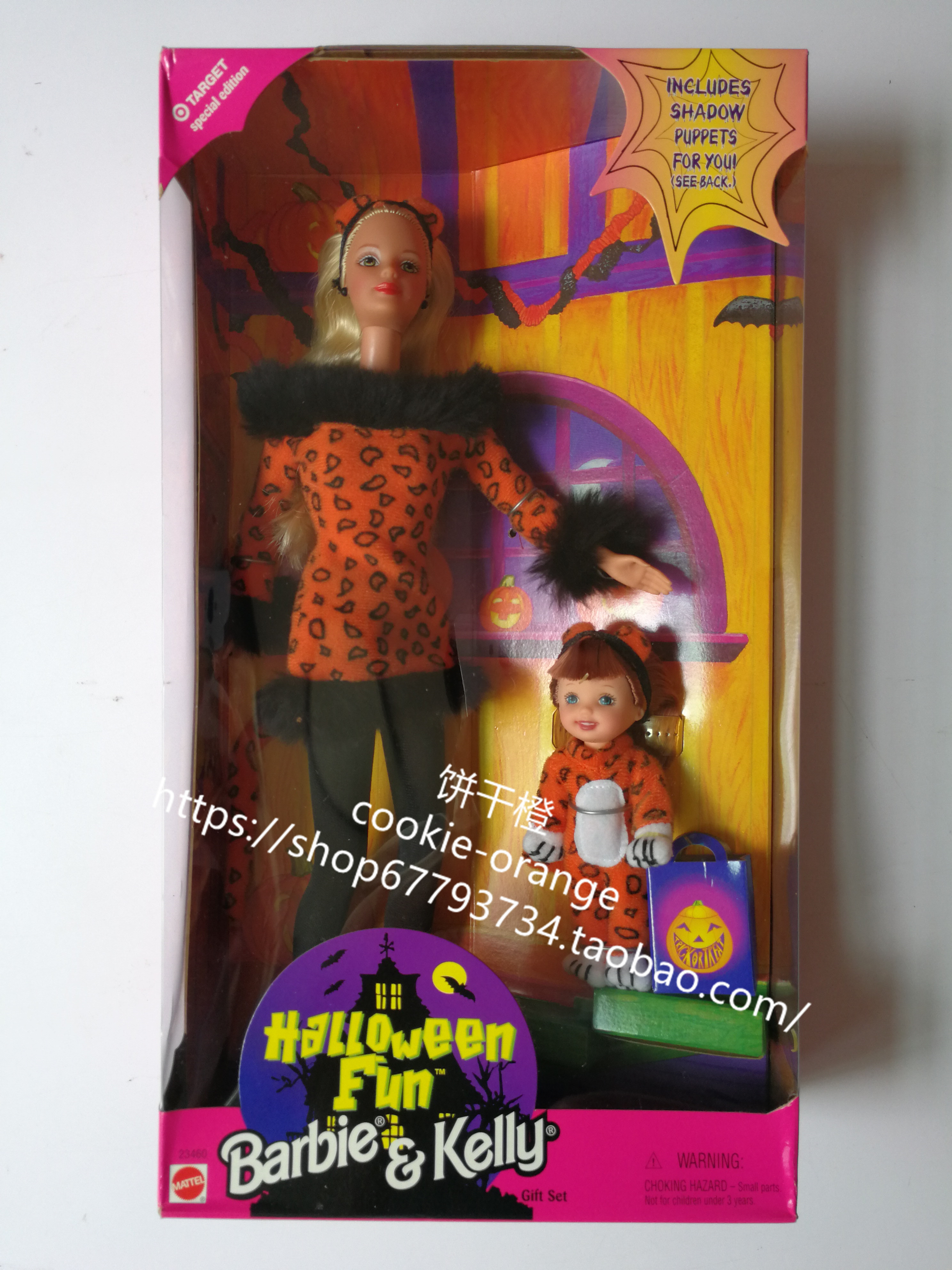 发 Barbie Kelly Halloween Fun 1998 万圣节快乐芭比凯莉
