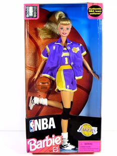 发 Barbie NBA Basketball Lakers 1998 湖人队篮球芭比娃娃