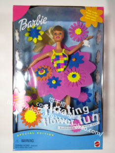 发 Barbie Floating Flower Fun 1999 浮花趣芭比 浮水板 金发