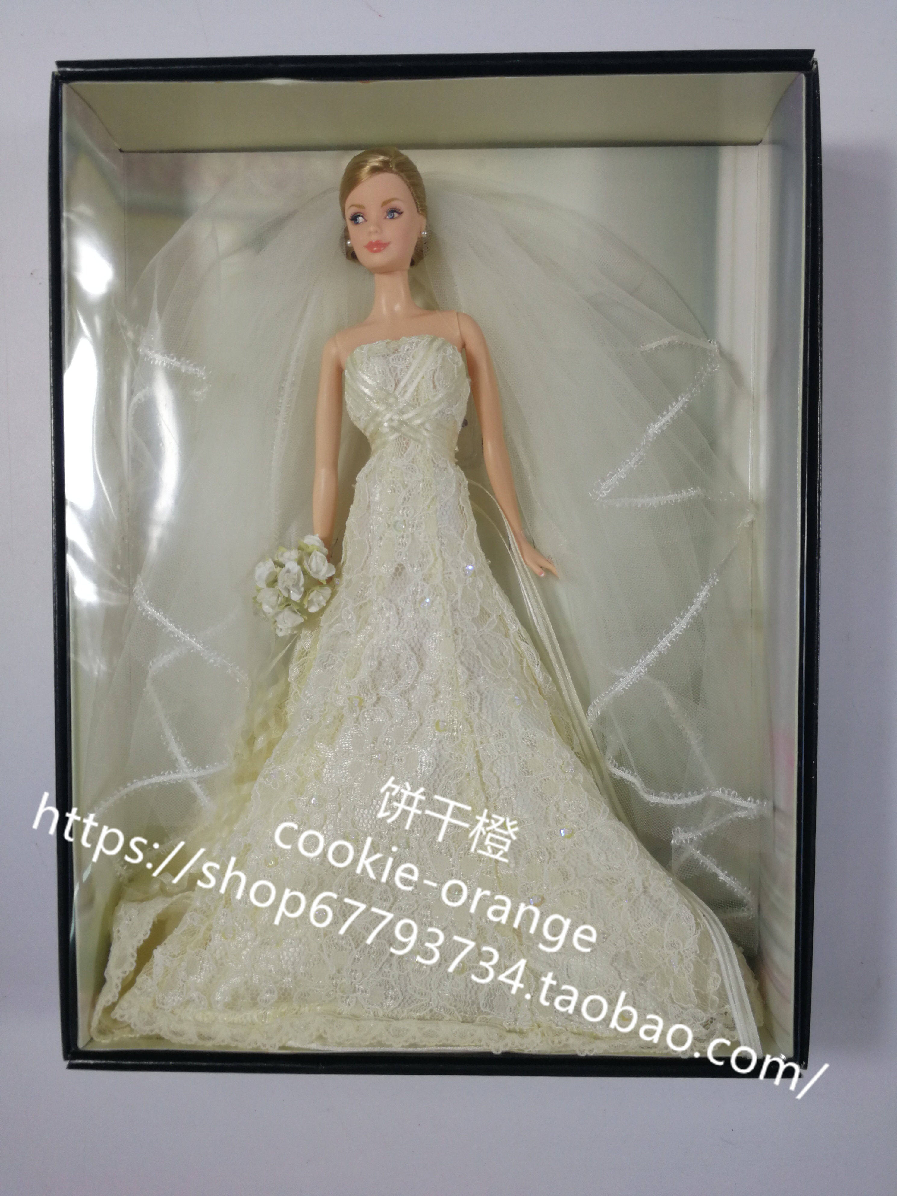 发 Barbie Carolina Herrera Bride 2005 卡罗琳娜婚纱新娘