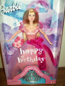 发 Barbie Happy Birthday 2001 生日快乐芭比娃娃
