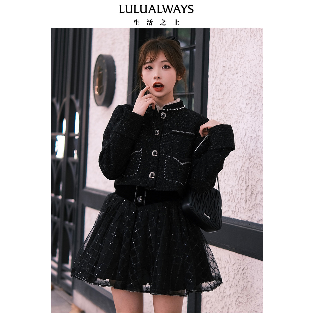 冬季短款外套lulualways