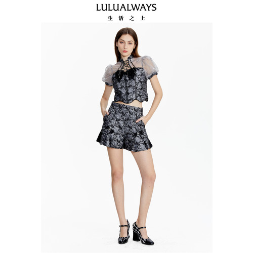 夏季短裤网纱lulualways