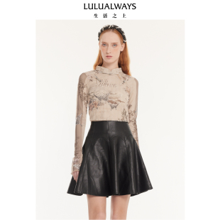 新款 小衫 新中式 立领修身 外穿女 显瘦时尚 LULUALWAYS我爱露露秋季