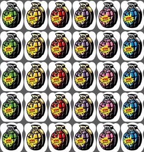 整蛊玩具惊吓包儿童玩具整人炸包 彩色手雷 空气炸包 萝卜刀炸包