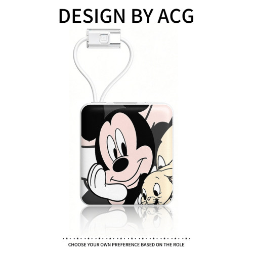 米奇MICKEY卡通充电宝10000毫安迷你移动电源快充动漫LOGO定制图