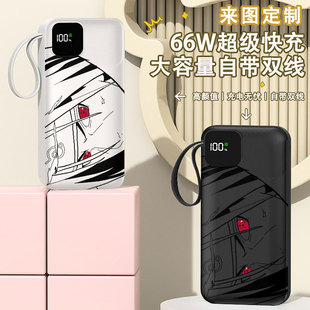 火影忍者宇智波鼬充电宝20000毫安移动电源快充动漫周边来图定制
