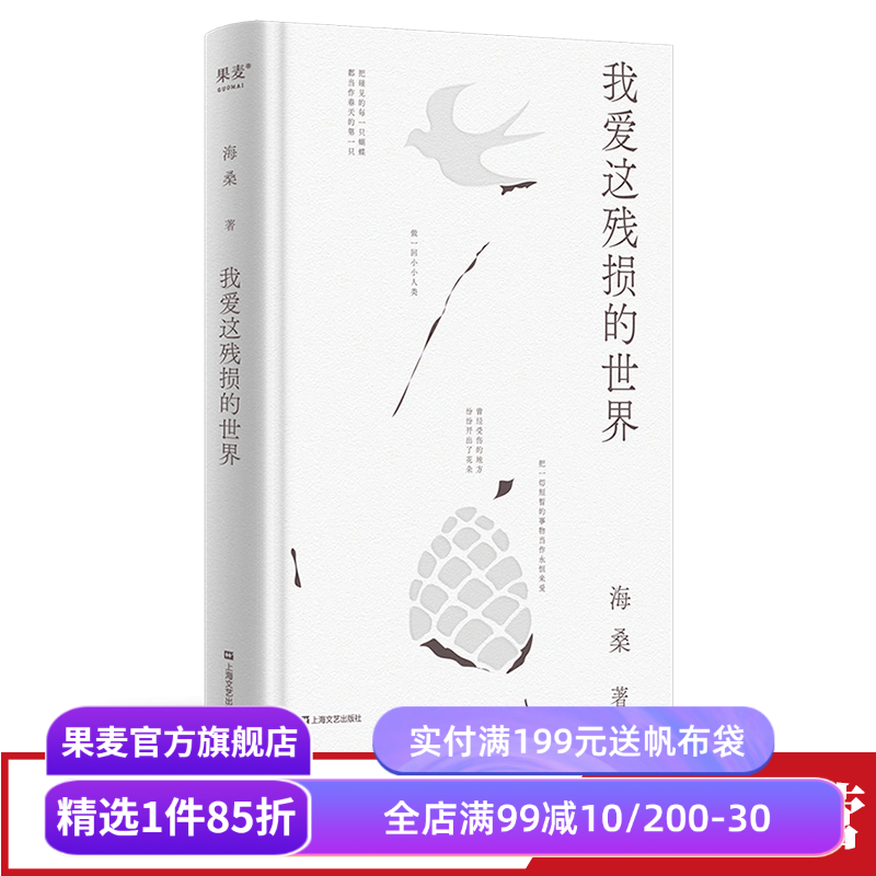 我爱这残损的世界 海桑 小嘉推荐 现代诗歌集 文学诗歌 果麦出品