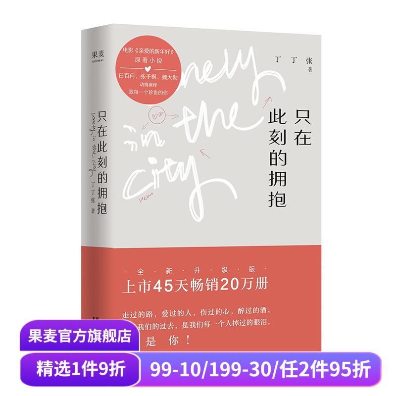 只在此刻的拥抱 丁丁张 长篇小说 周冬雨推荐 年轻人的倔强与软弱 幽默犀利 文学小说 果麦出品