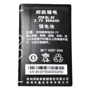 适用于魅动音响FORBL-5C电池国老人机通用邦凯电板5.3厘米3.4为伴