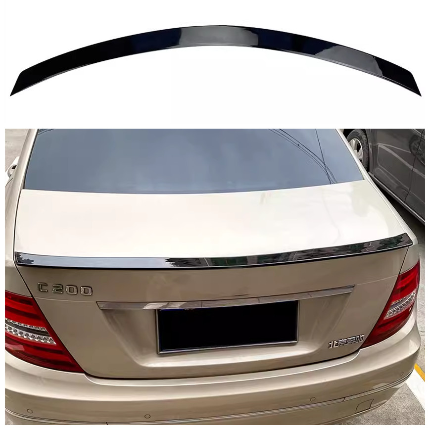 适用08-14款奔驰C级W204 C180 C200 260四门轿车版尾翼定风翼改装