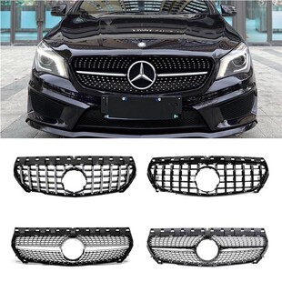 适用奔驰CLA200 CLA220 CLA260 250改装GT竖条满天星中网大标w117