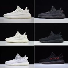 LW椰子350v2纯白冰蓝黑天使芝麻 yeezy 350 新玛瑙黑满天星白斑马