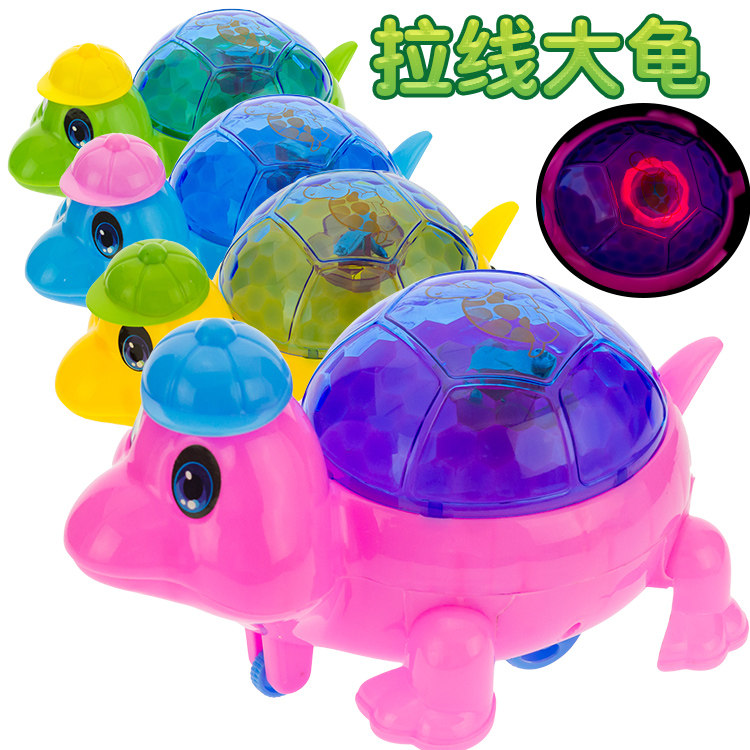 新款儿童玩具婴儿会跑拉线发光乌龟热卖地摊货源小礼物小礼品批发|msdalam kategori Toy/bayi/teka-teki/blok bangunan/model, elektronik/cahaya/berudara/mainan rumit, mainan LED - dari Buy2taobao.com untuk memberikan perkhidmatan ejen Taobao profesional membeli