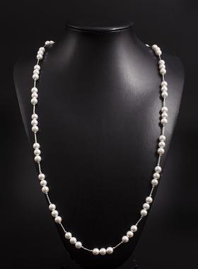 82CM单层贝壳珠长款项链