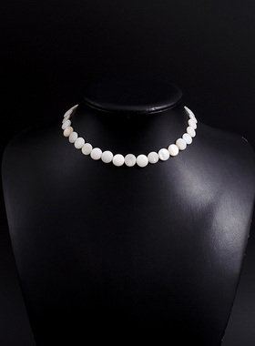 时尚个性贝壳珍珠锁骨链