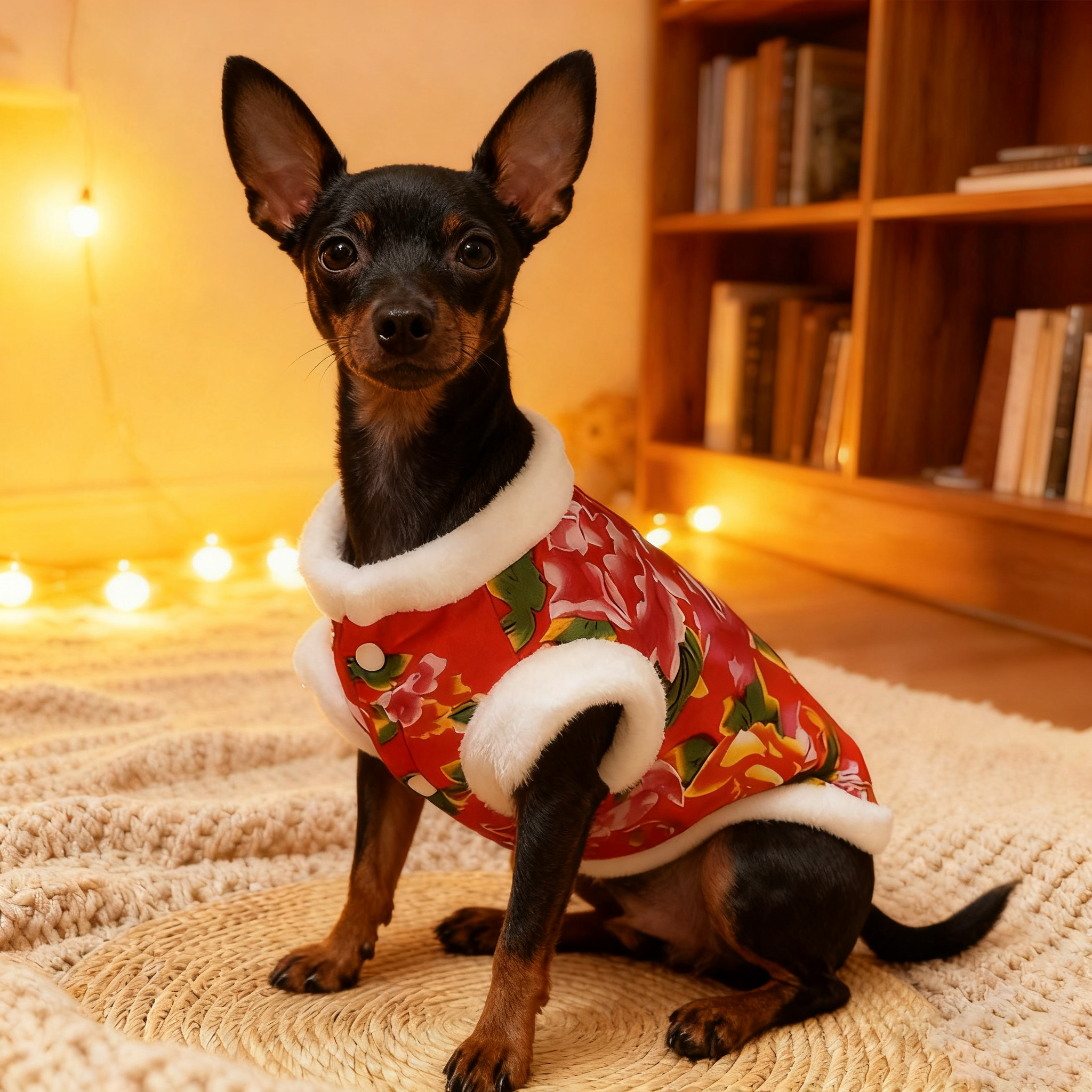 小鹿犬小型犬保暖马甲棉衣