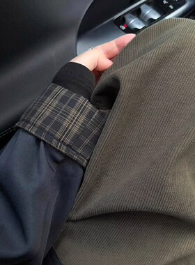 韩国灰绿色复古灯芯绒弯刀裤女秋冬2026新款加绒高腰显瘦阔腿长裤