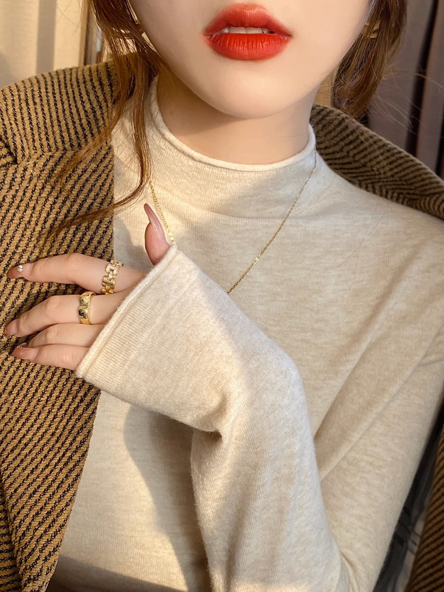 秋冬新款针织衫修身上衣早春毛衣