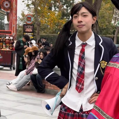 楚雨荨同款校服万圣节cos服装男女生cosplay搞怪抽象穿搭儿童搞笑